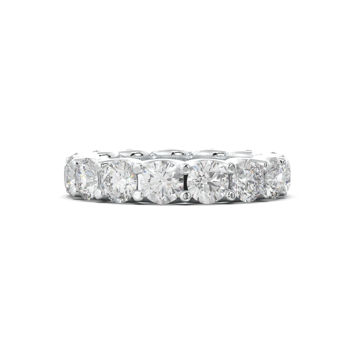 Round Eternity Wedding Band