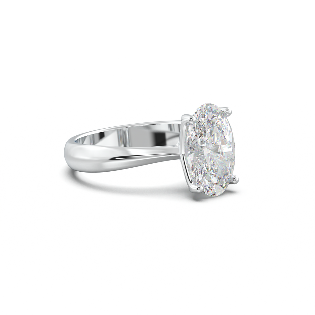 Oval Solitaire Engagement Ring