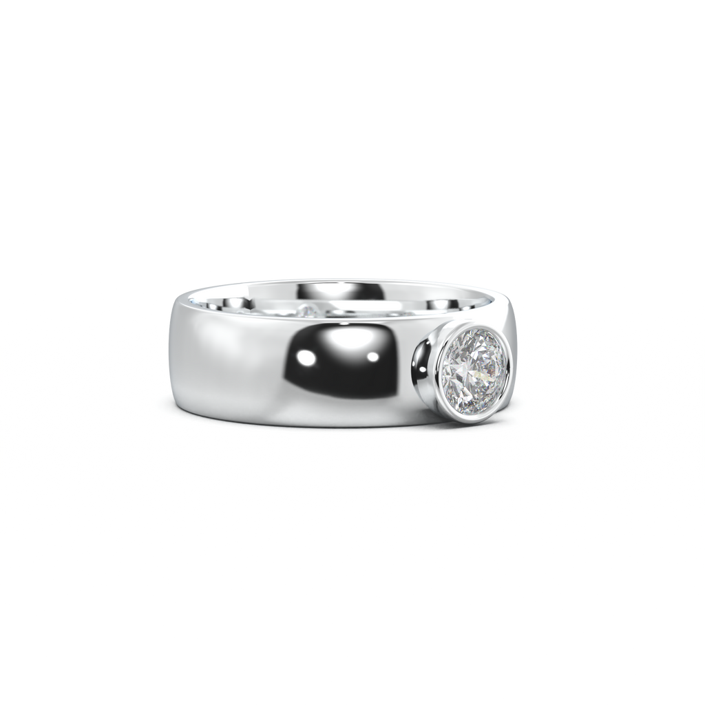 Round Bezel Men's Band