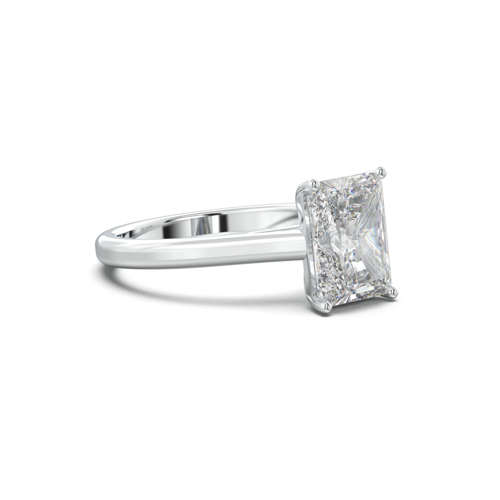 Radiant Solitaire Engagement Ring