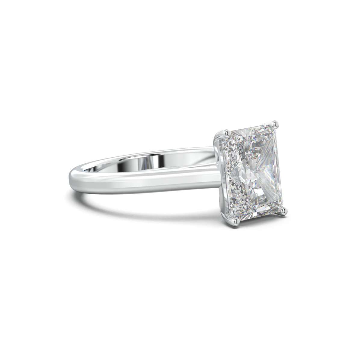Radiant Solitaire Engagement Ring