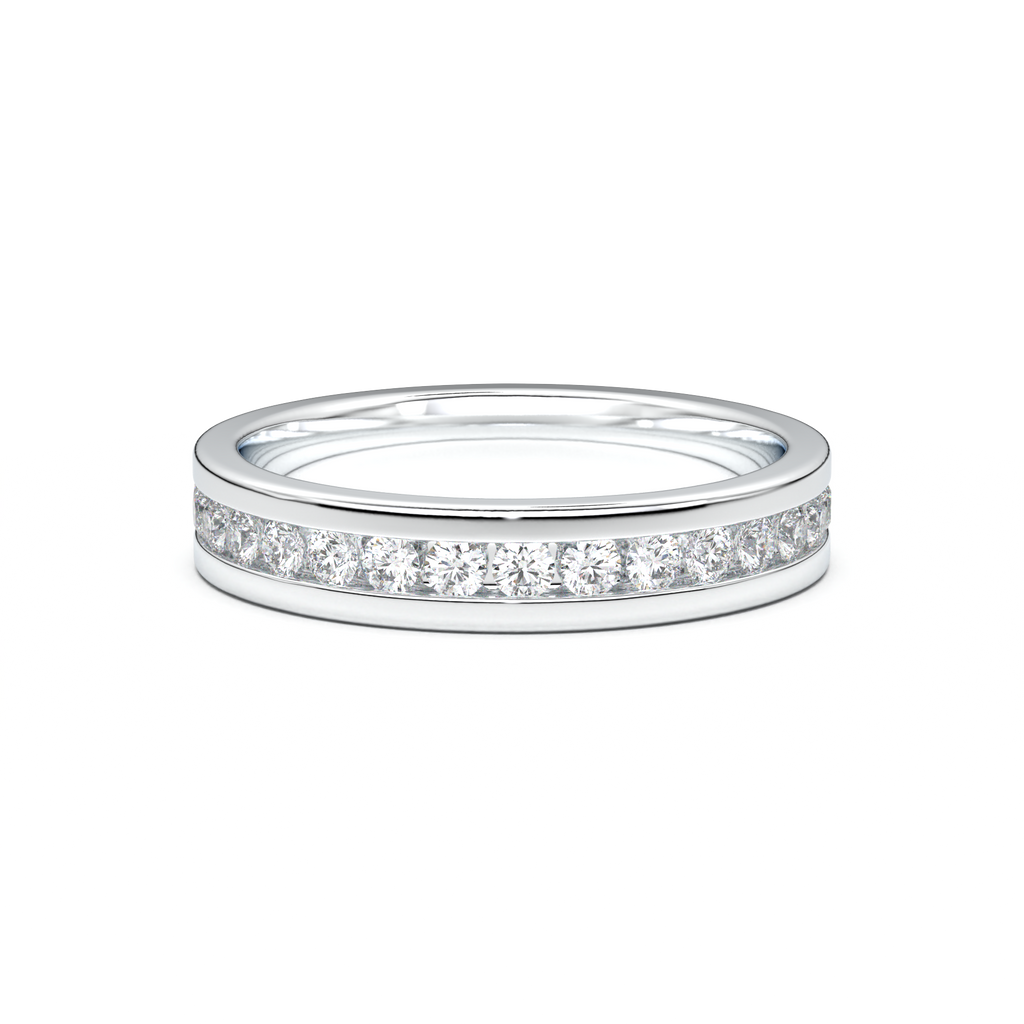 Channel-Set Diamond Men's Band