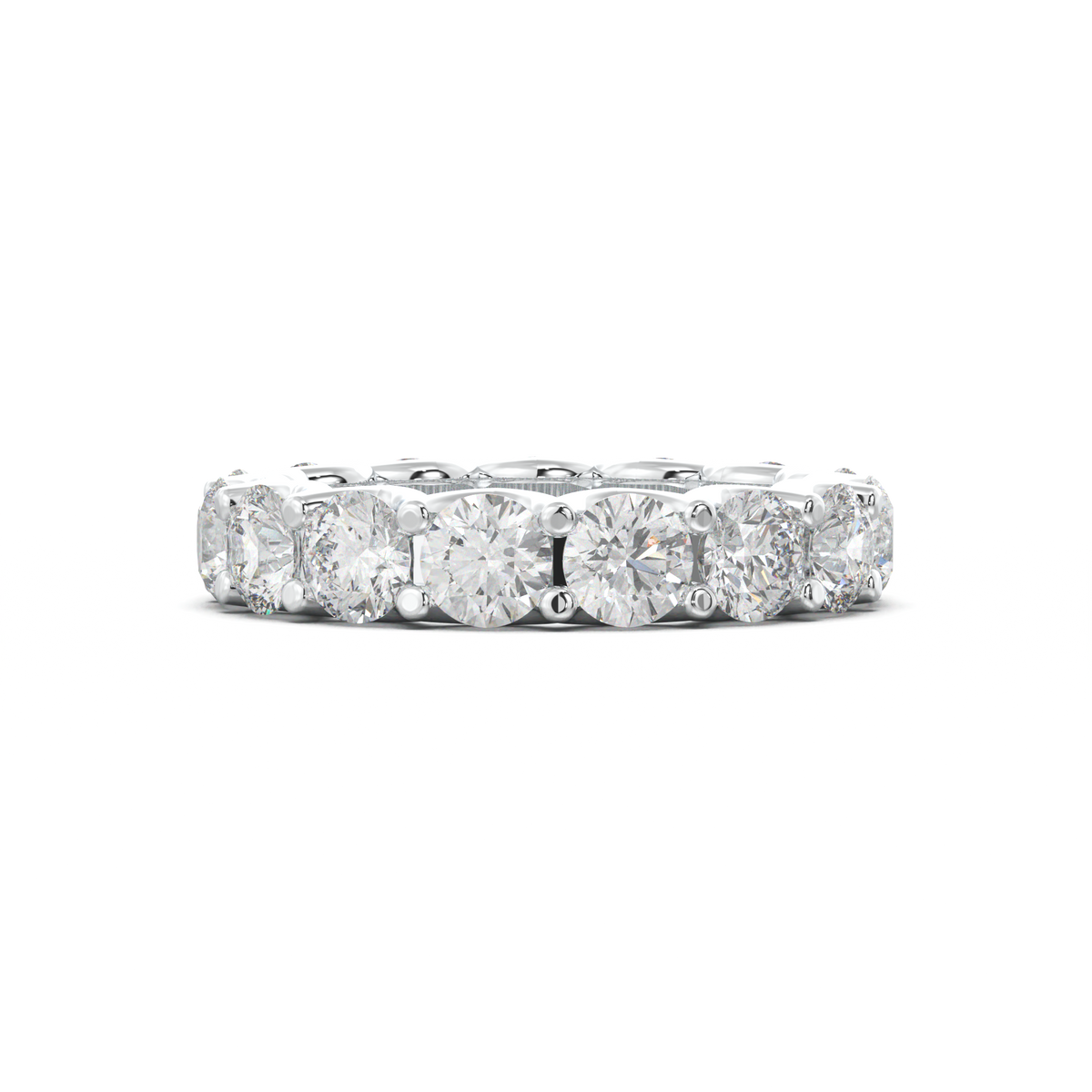 Round Eternity Wedding Band