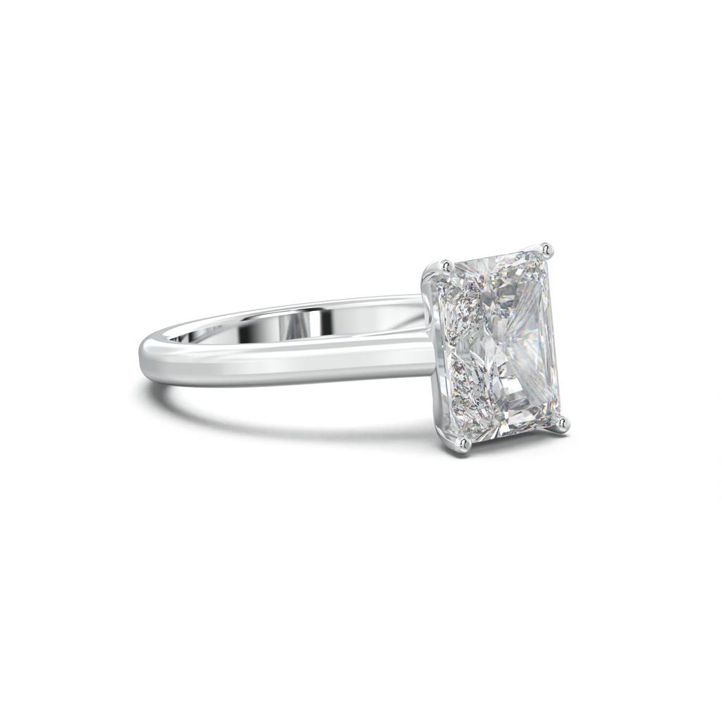 Radiant Solitaire Engagement Ring
