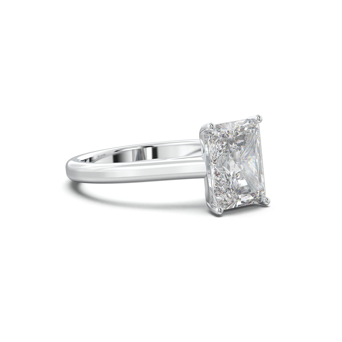 Radiant Solitaire Engagement Ring