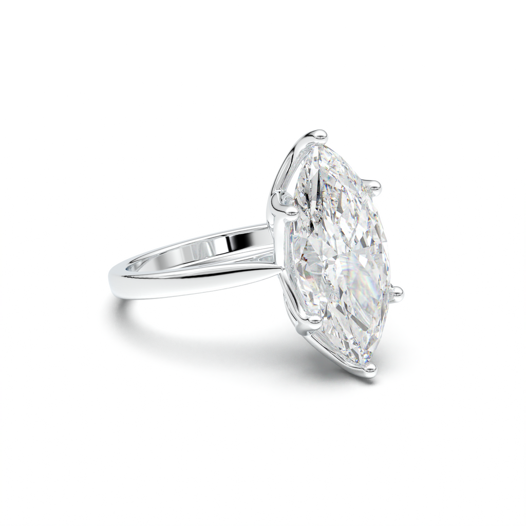 Marquise Solitaire Engagement Ring