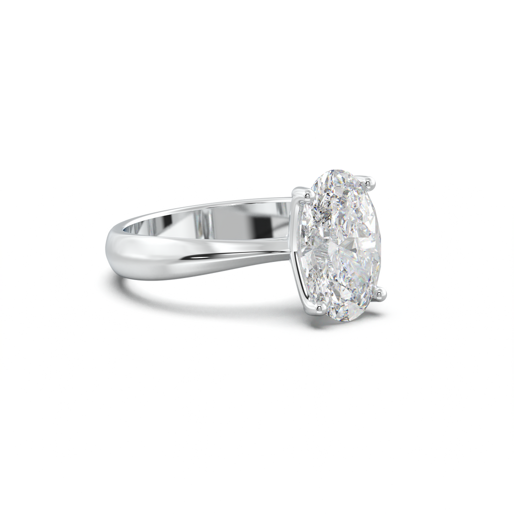 Oval Solitaire Engagement Ring