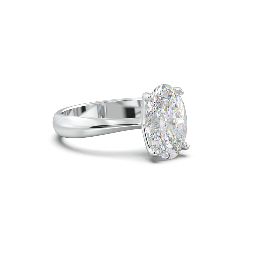 Oval Solitaire Engagement Ring