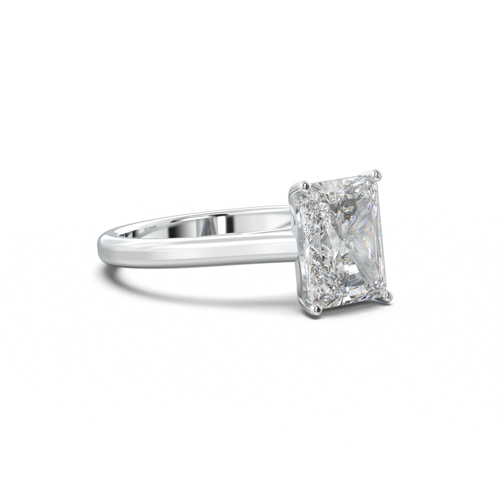 Radiant Solitaire Engagement Ring