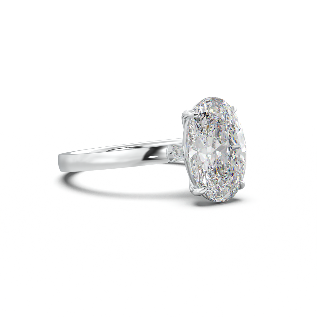 Oval Solitaire Engagement Ring