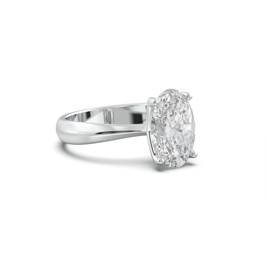 Oval Solitaire Engagement Ring