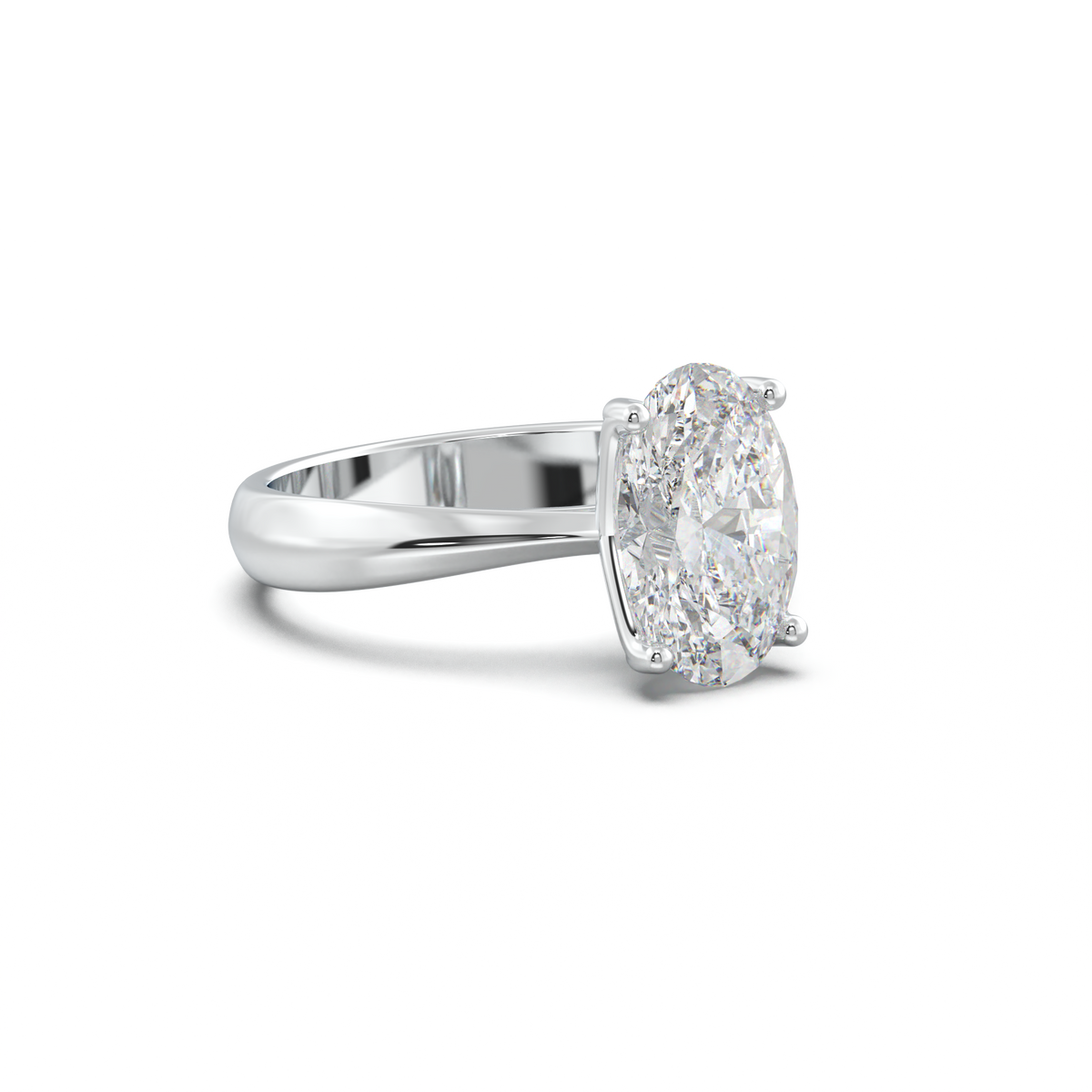 Oval Solitaire Engagement Ring