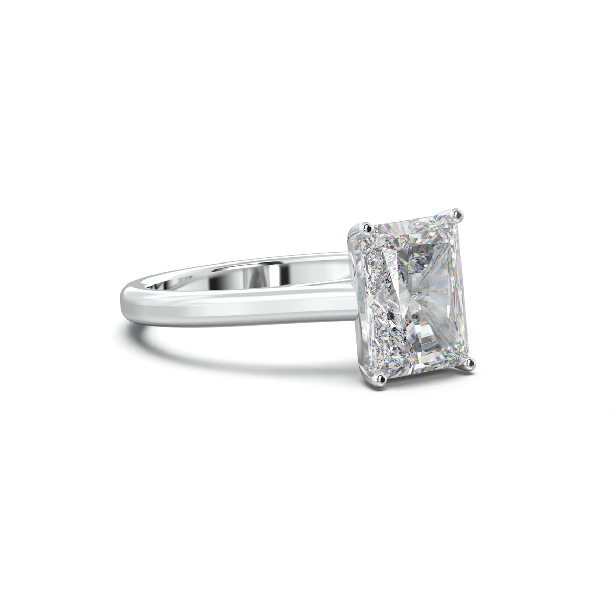 Radiant Solitaire Engagement Ring