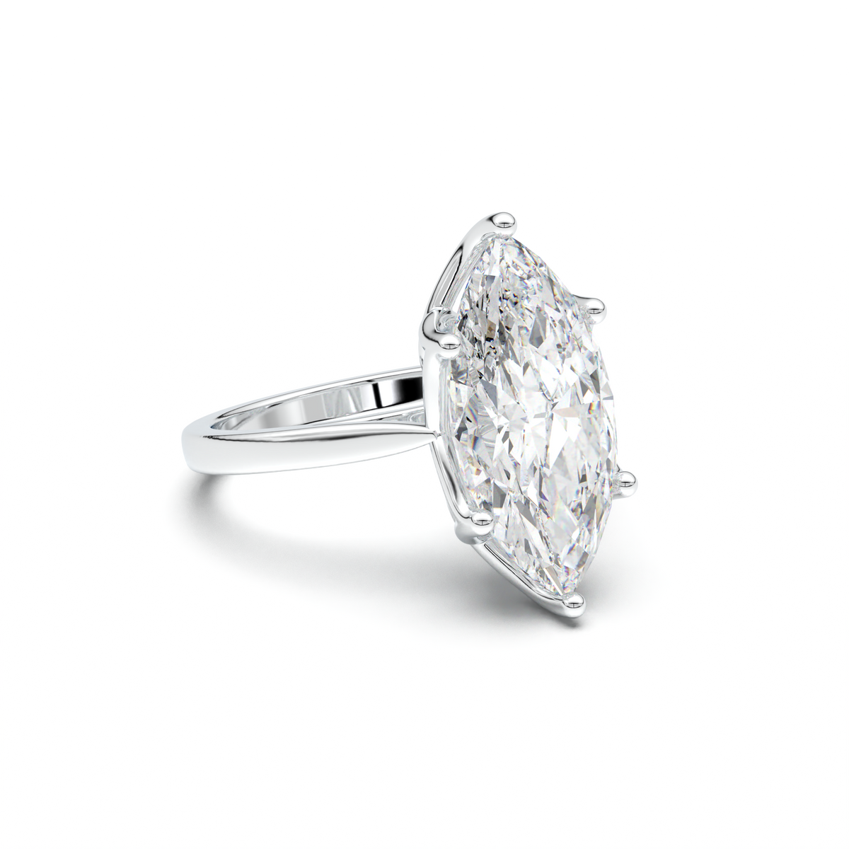 Marquise Solitaire Engagement Ring