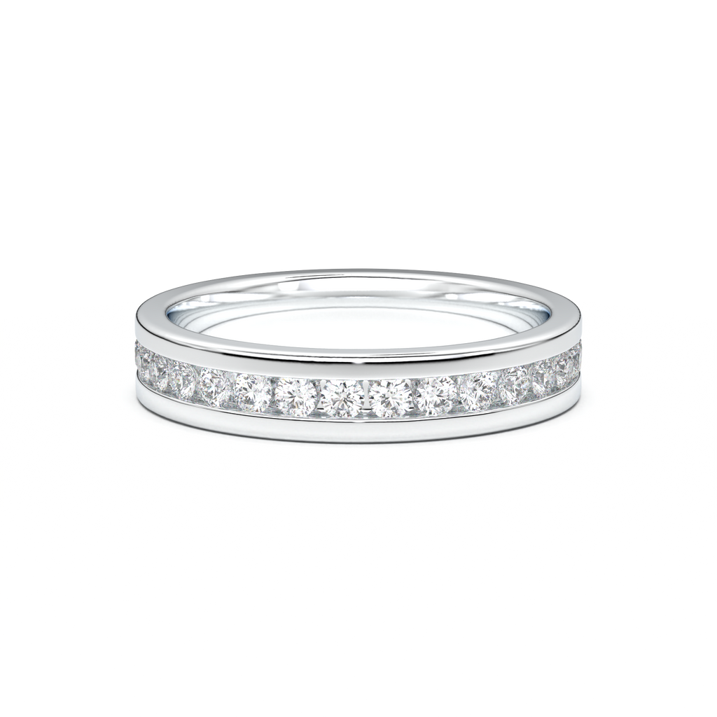 Channel-Set Diamond Men's Band