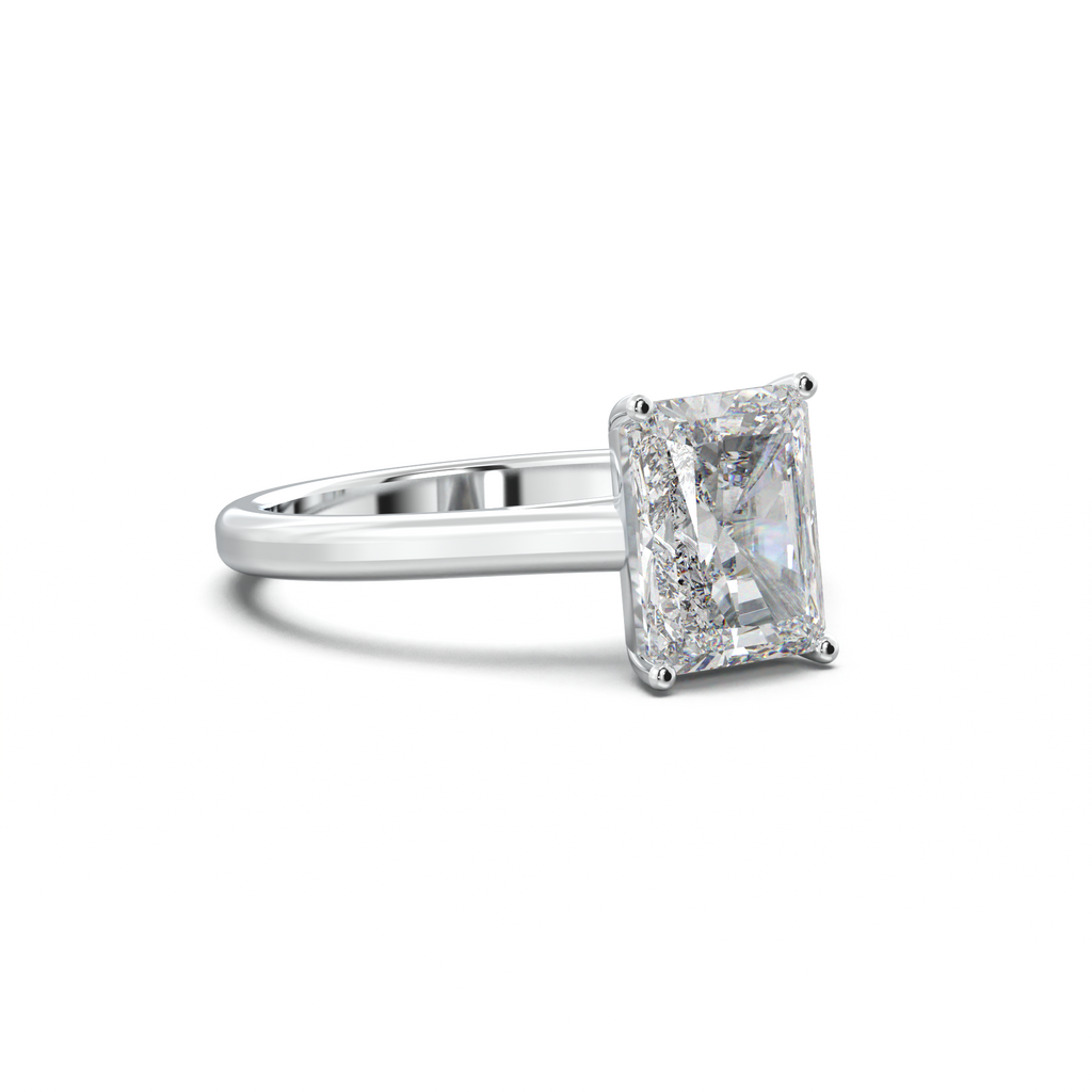 Radiant Solitaire Engagement Ring