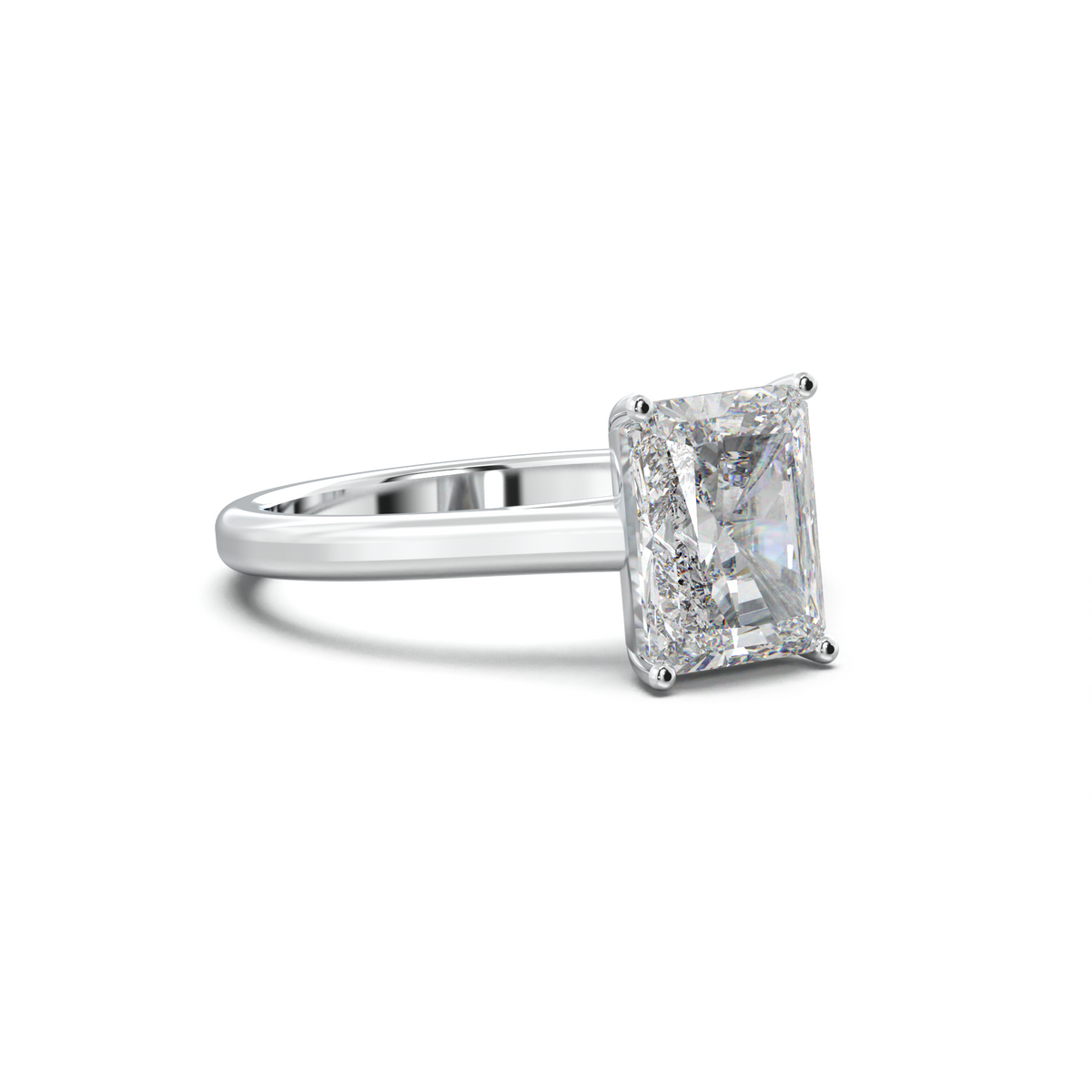 Radiant Solitaire Engagement Ring