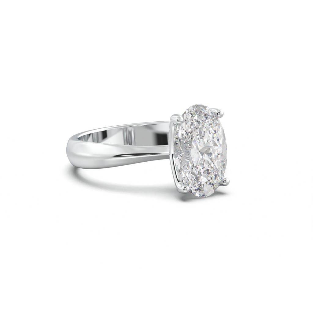 Oval Solitaire Engagement Ring