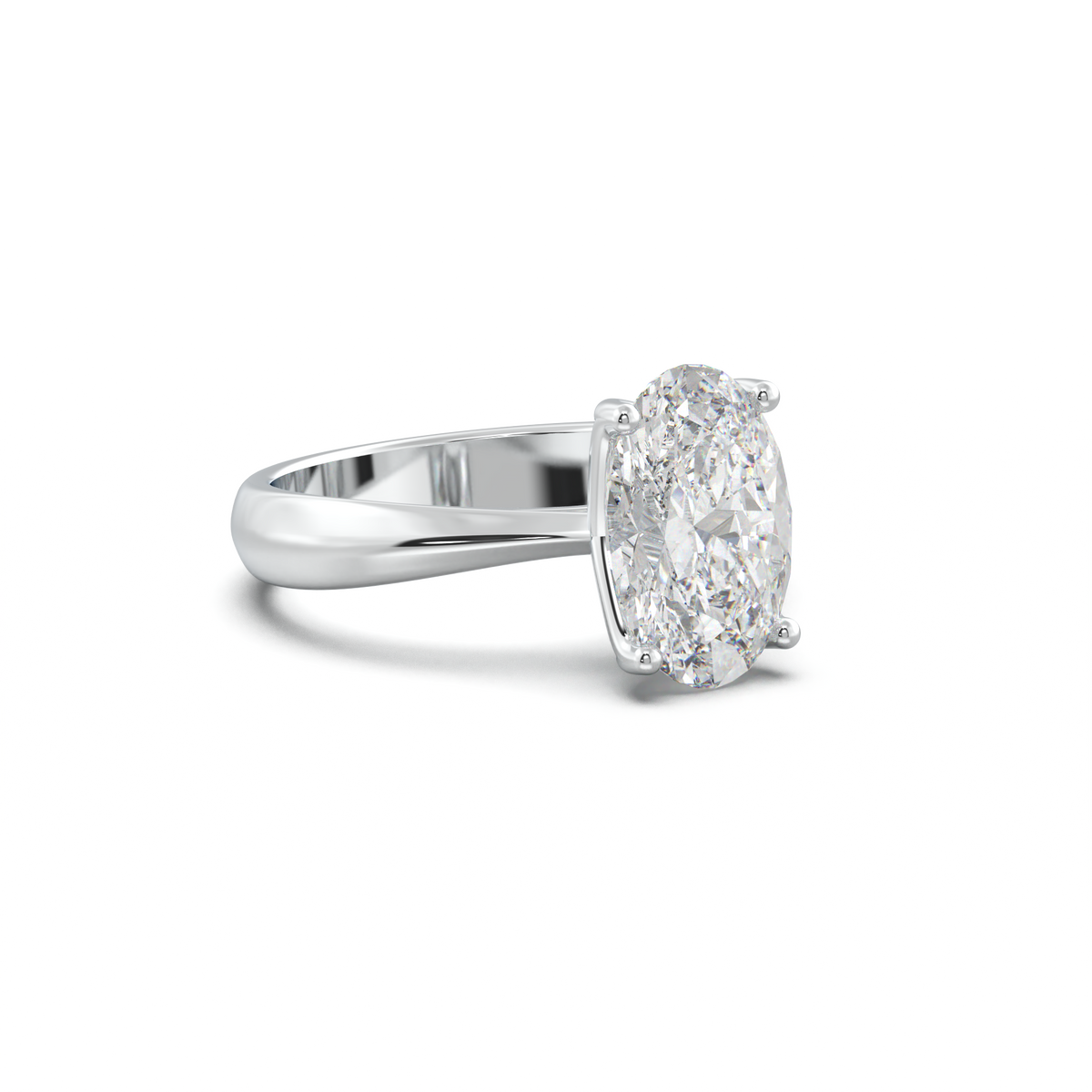 Oval Solitaire Engagement Ring