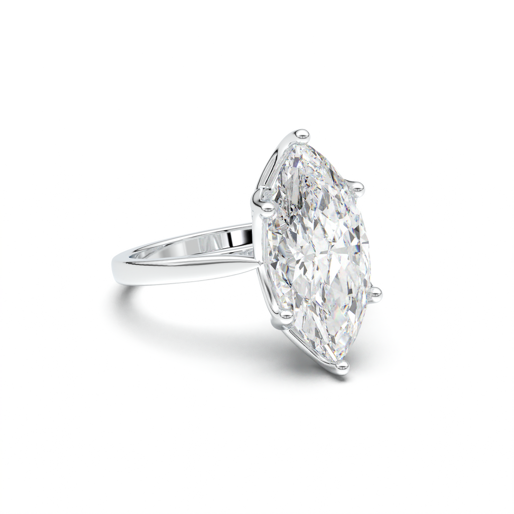 Marquise Solitaire Engagement Ring