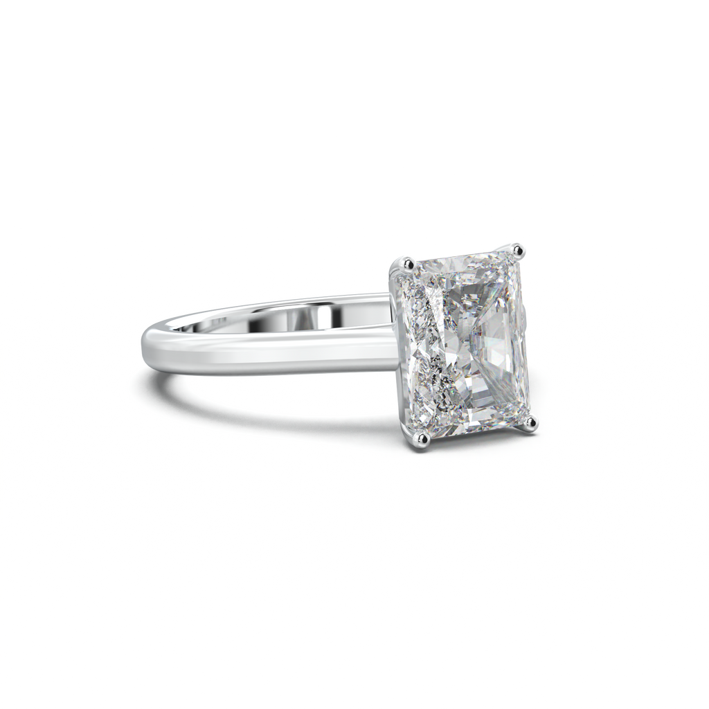 Radiant Solitaire Engagement Ring