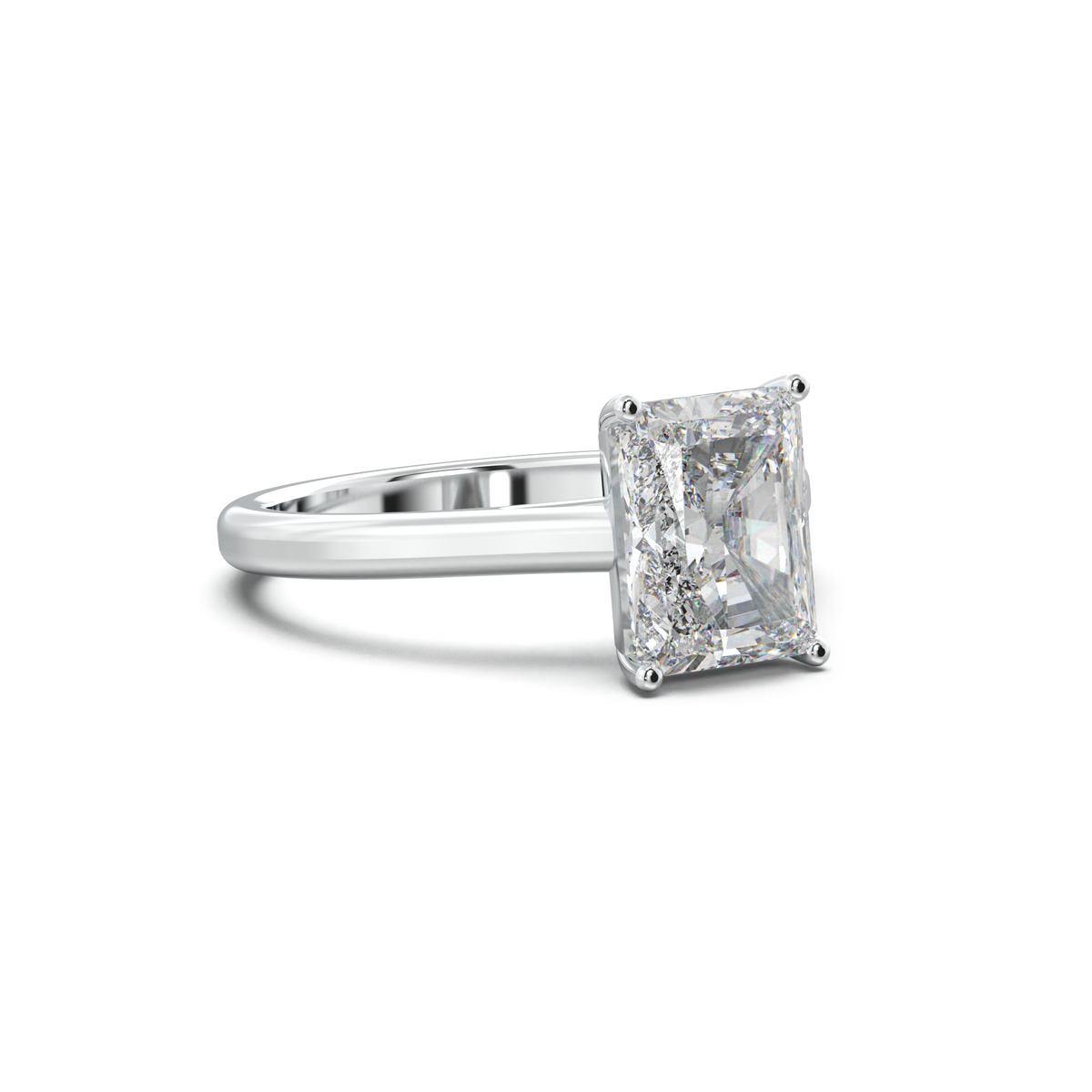 Radiant Solitaire Engagement Ring