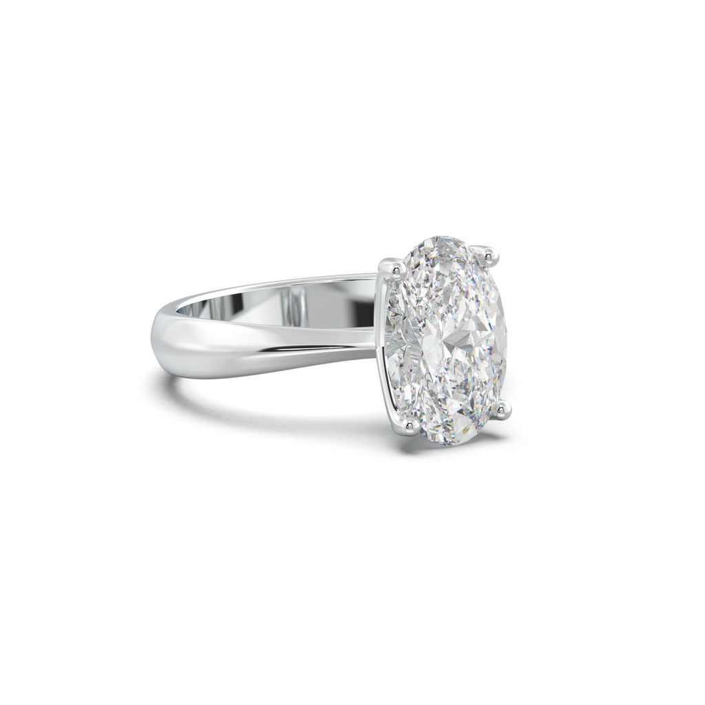 Oval Solitaire Engagement Ring
