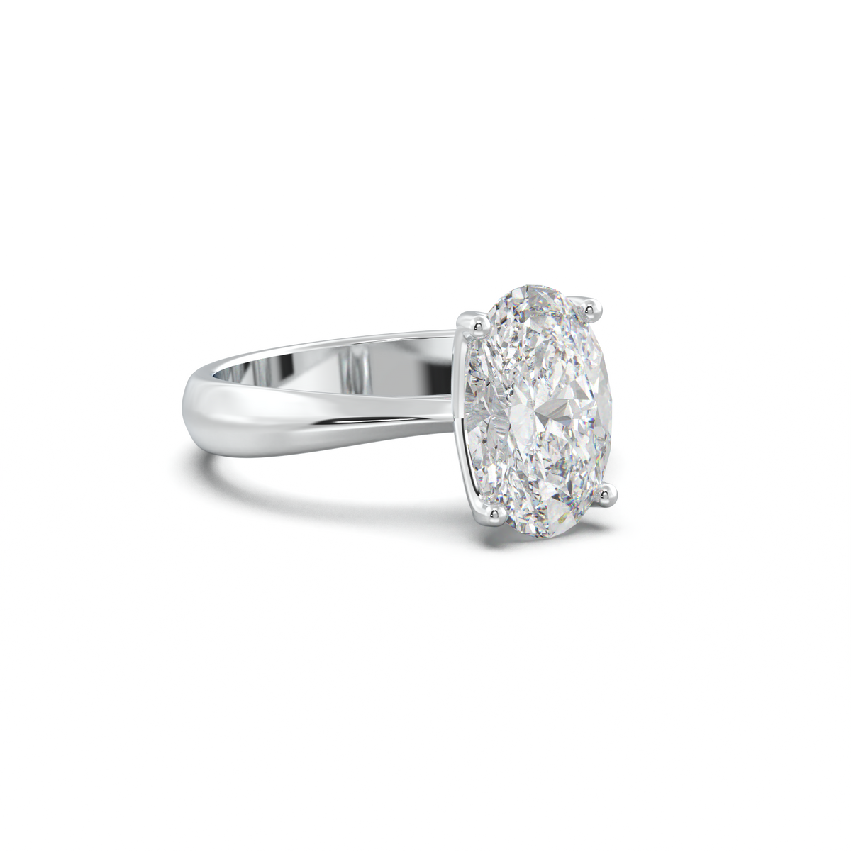 Oval Solitaire Engagement Ring