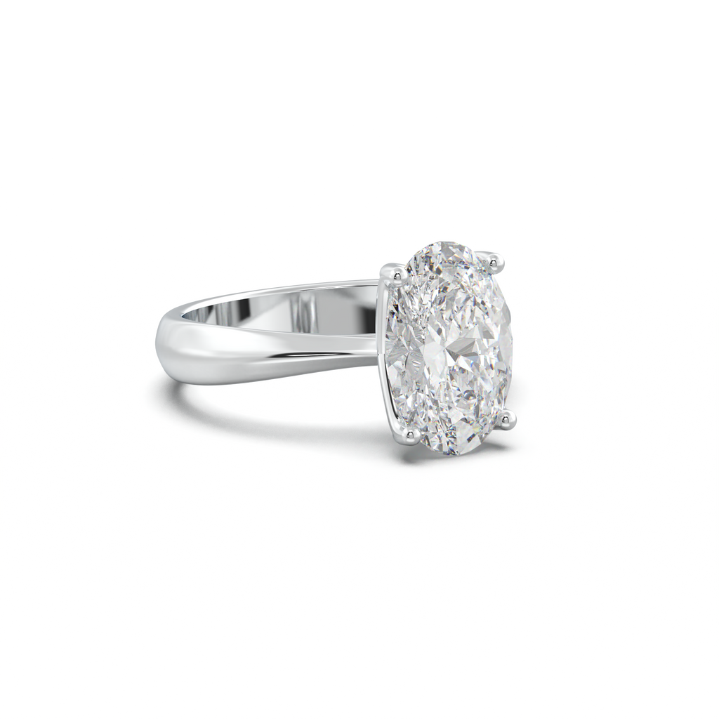 Oval Solitaire Engagement Ring