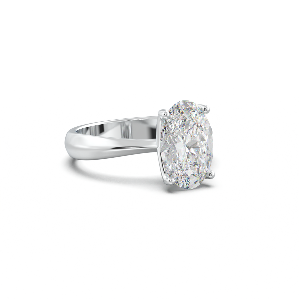 Oval Solitaire Engagement Ring