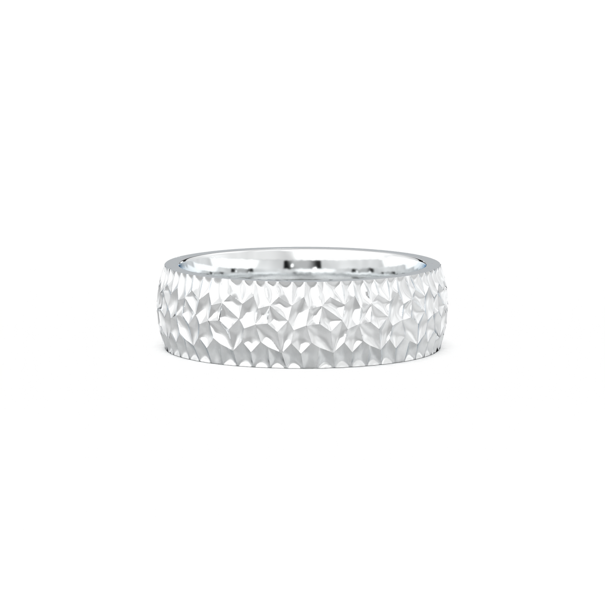 Hammered Texture Men's Band