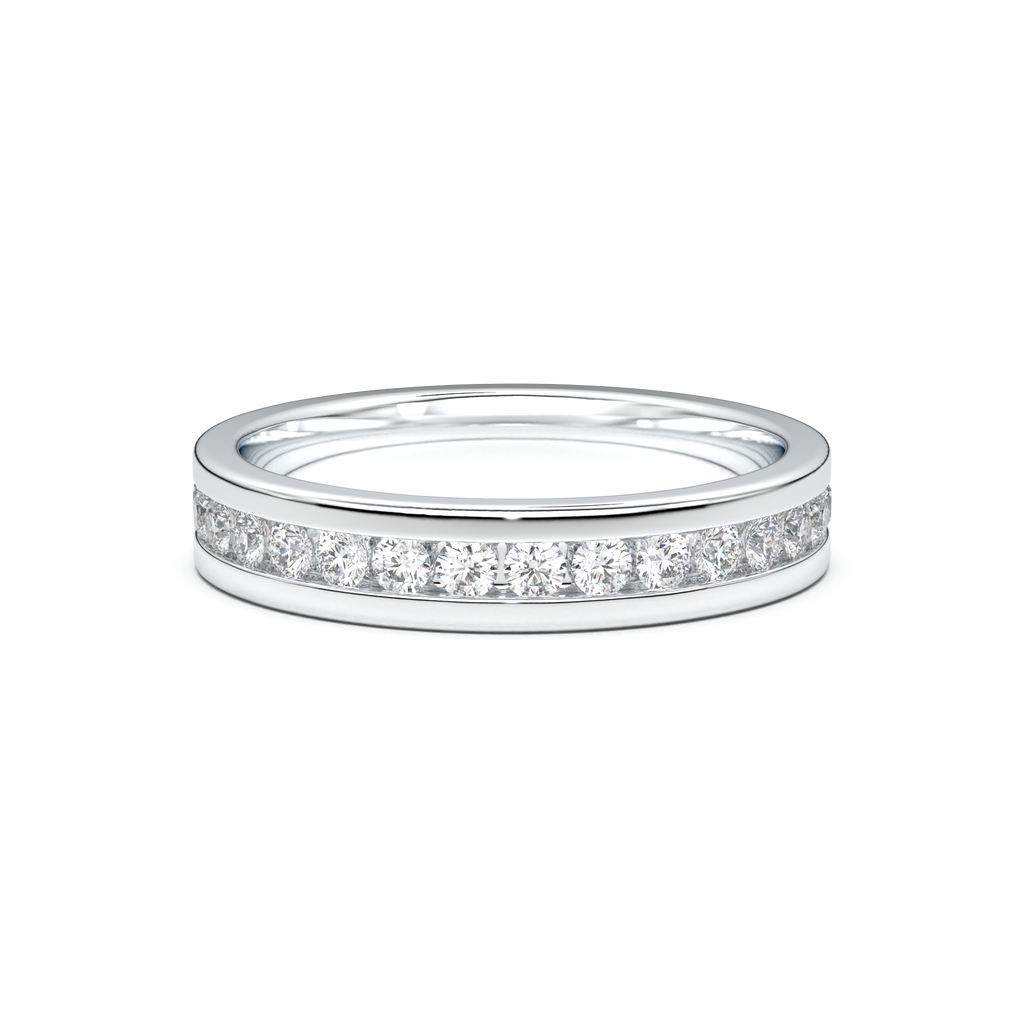 Channel-Set Diamond Men's Band