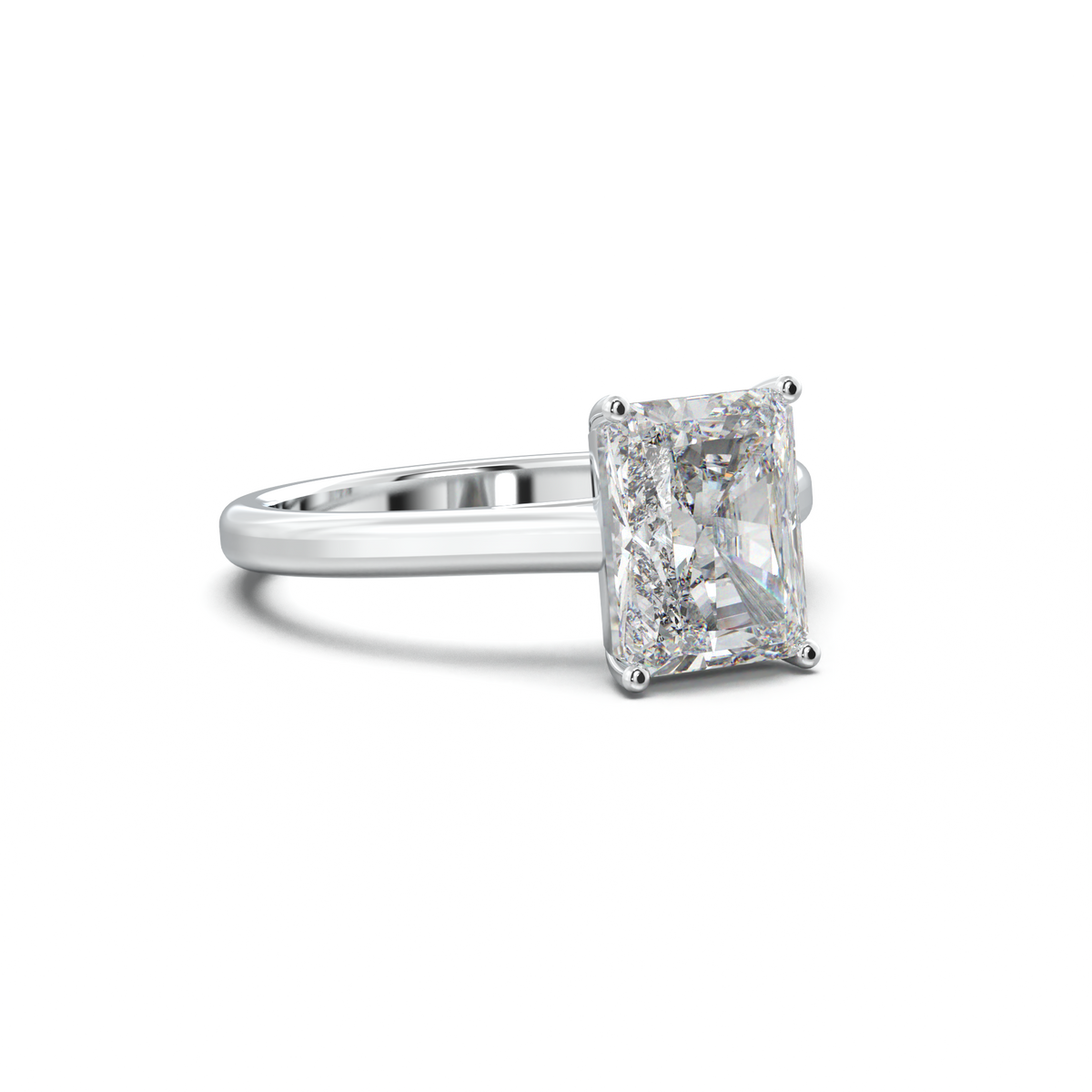 Radiant Solitaire Engagement Ring