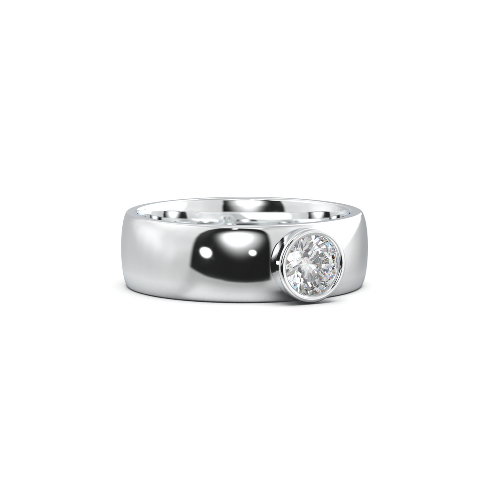 Round Bezel Men's Band