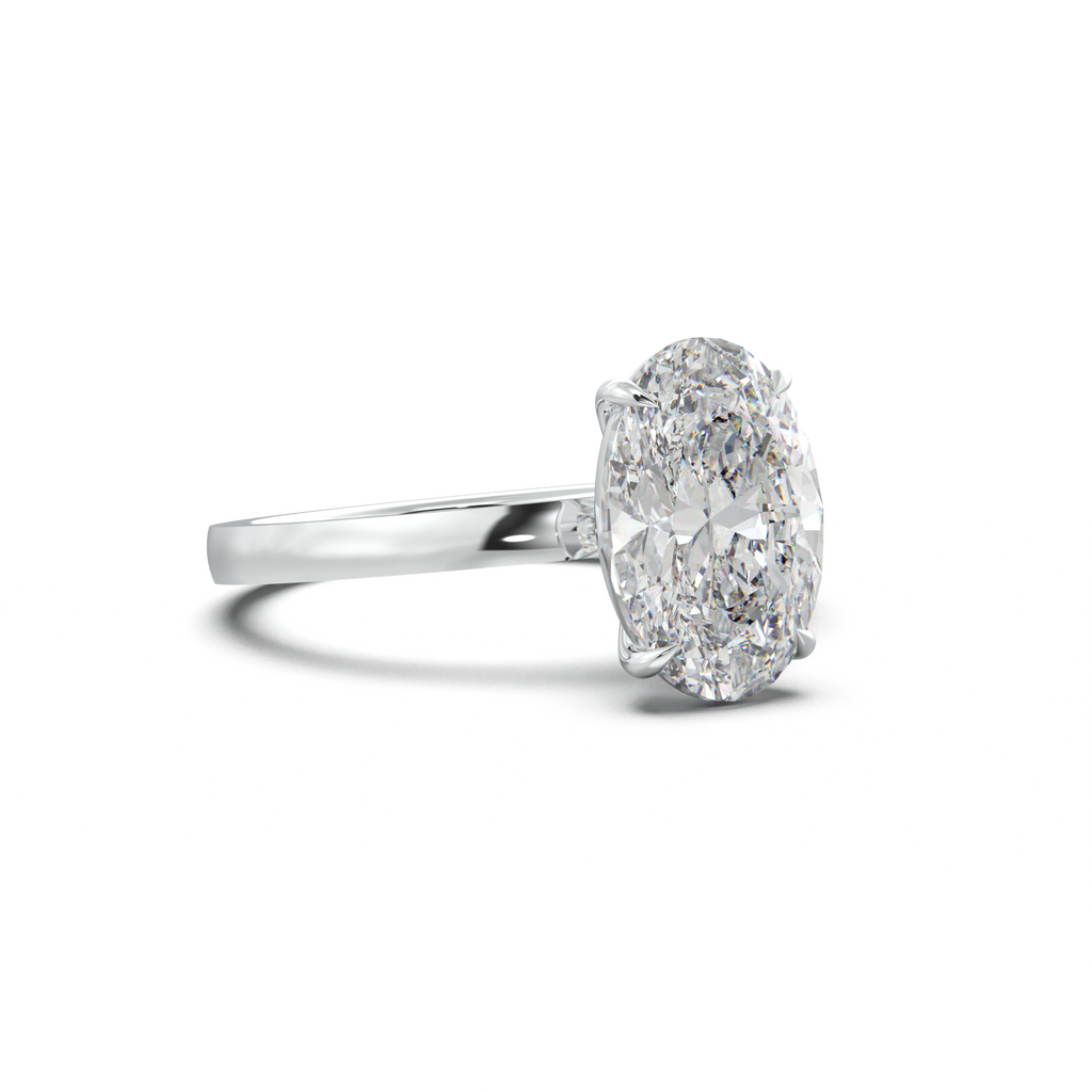 Oval Solitaire Engagement Ring