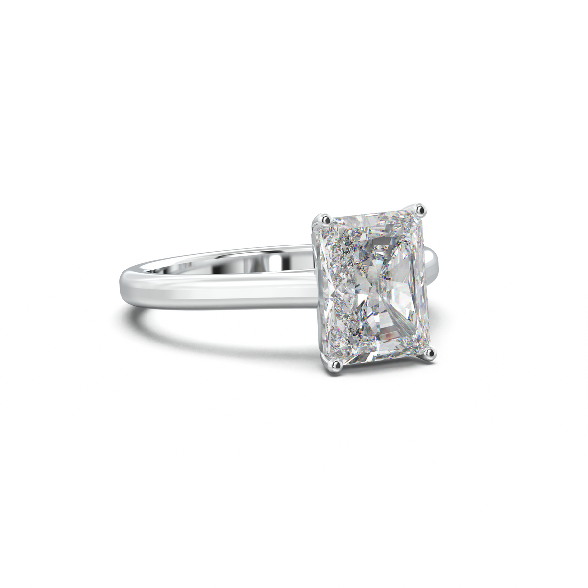 Radiant Solitaire Engagement Ring