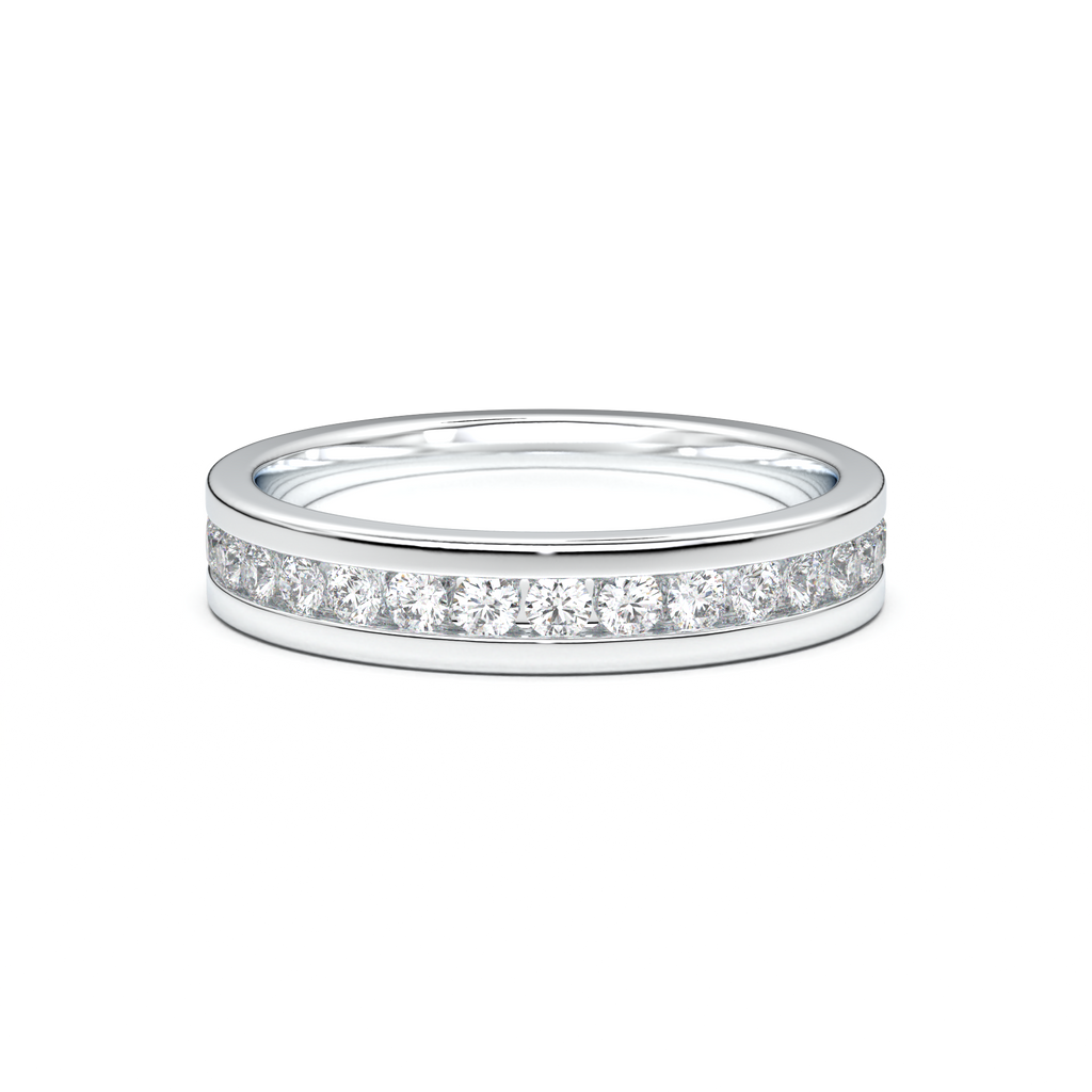 Channel-Set Diamond Men's Band