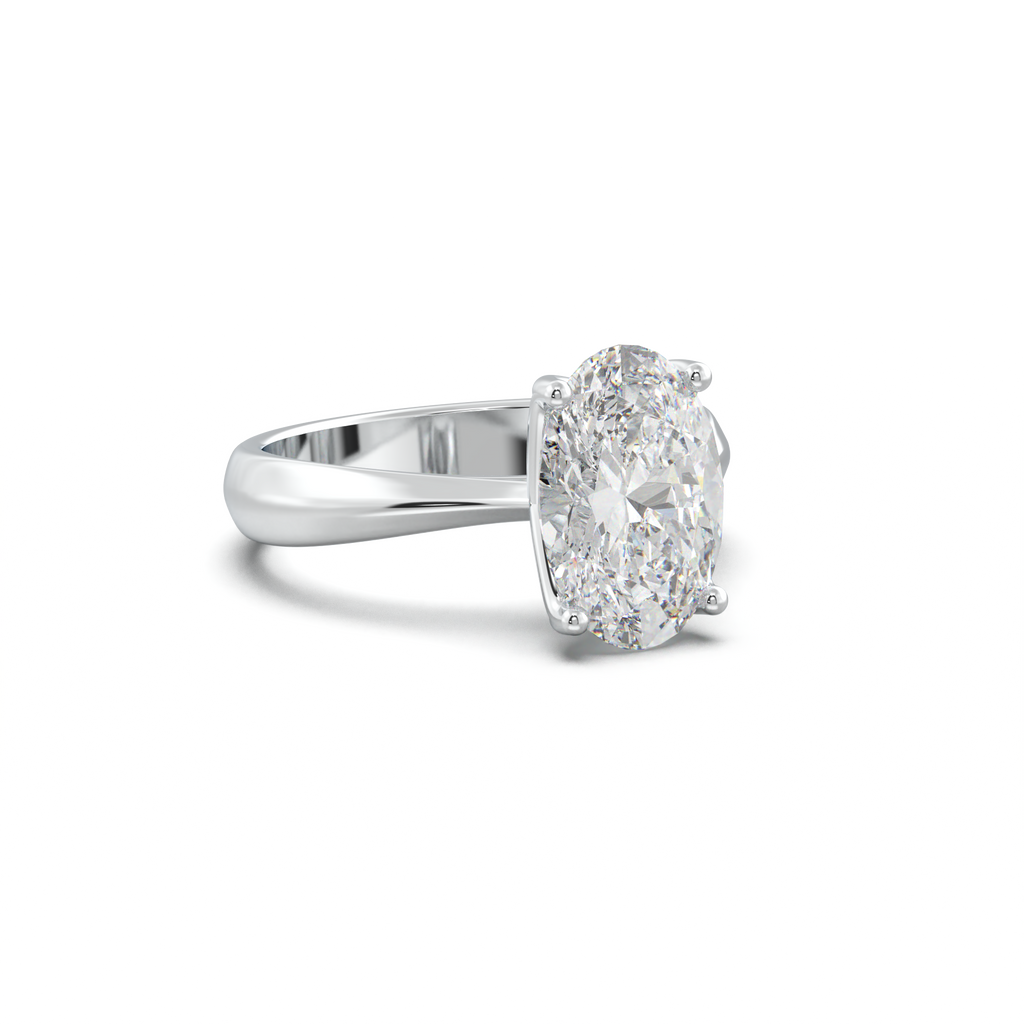 Oval Solitaire Engagement Ring