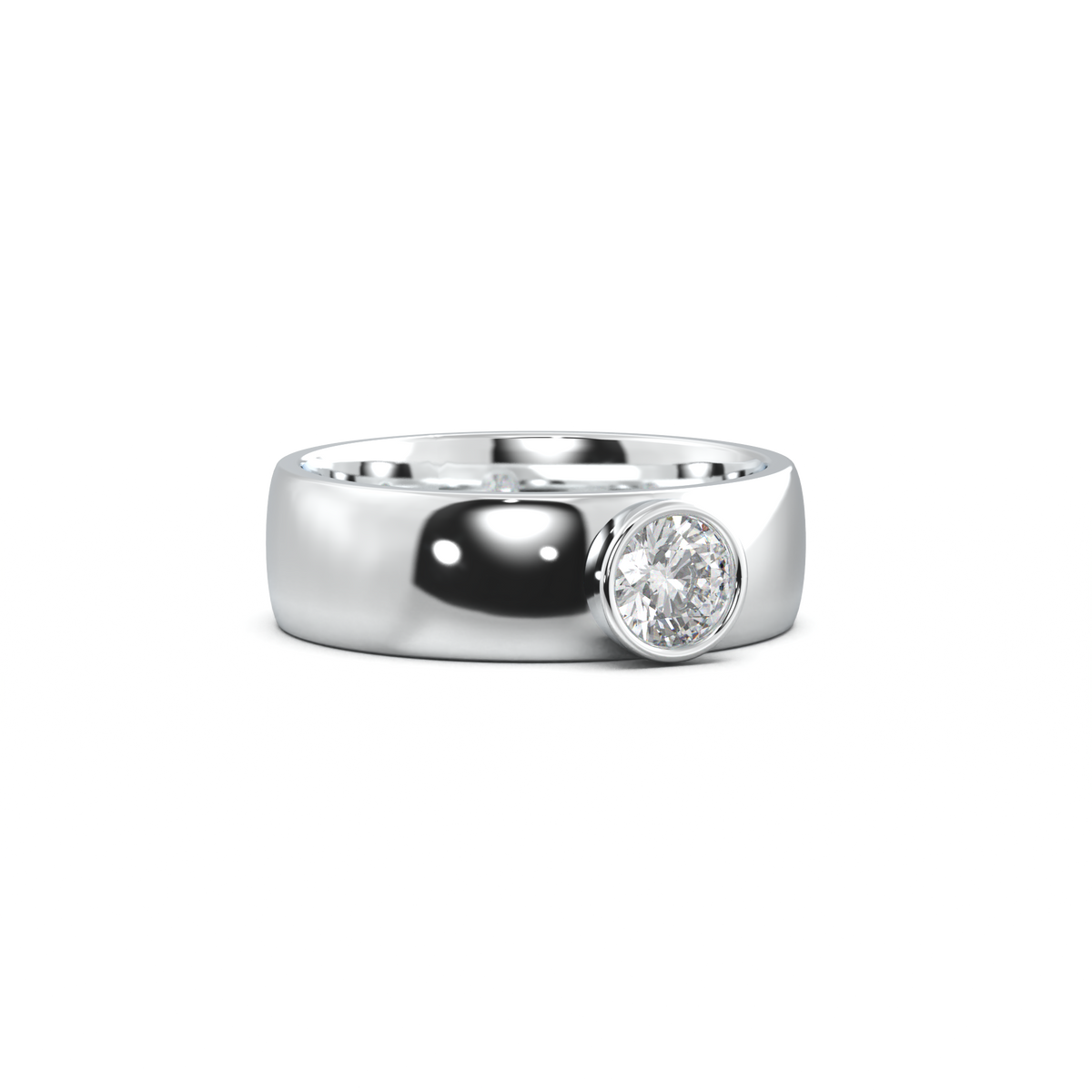 Round Bezel Men's Band