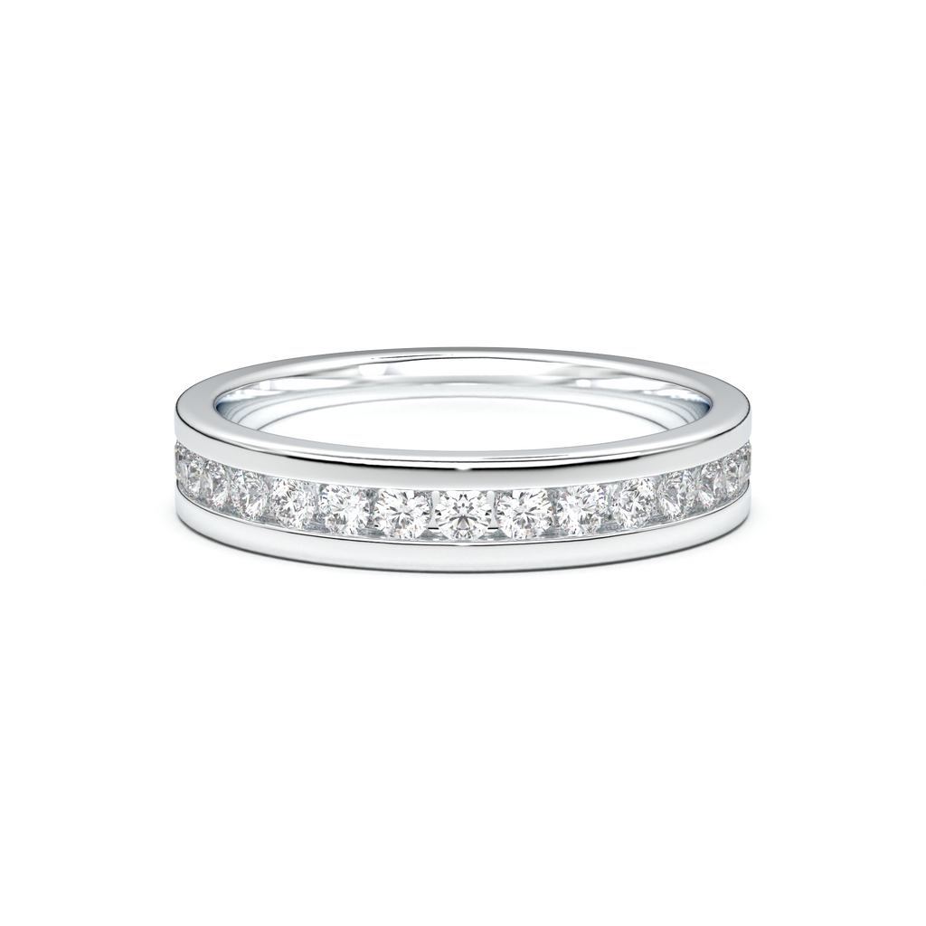Channel-Set Diamond Men's Band