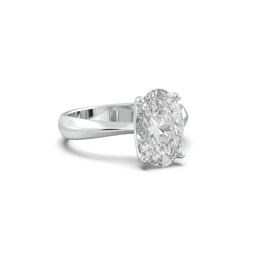 Oval Solitaire Engagement Ring