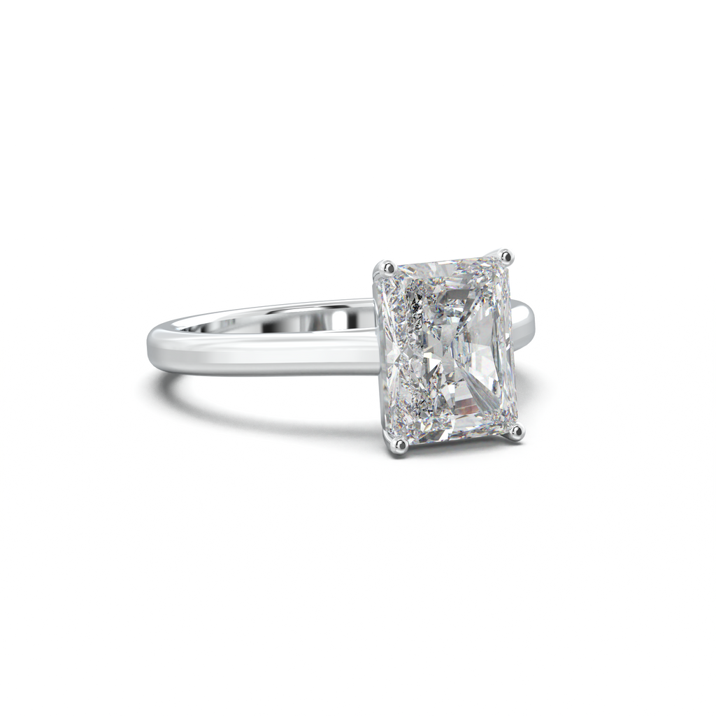 Radiant Solitaire Engagement Ring
