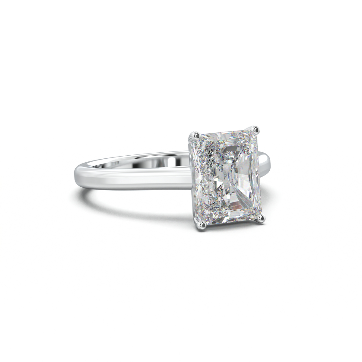 Radiant Solitaire Engagement Ring