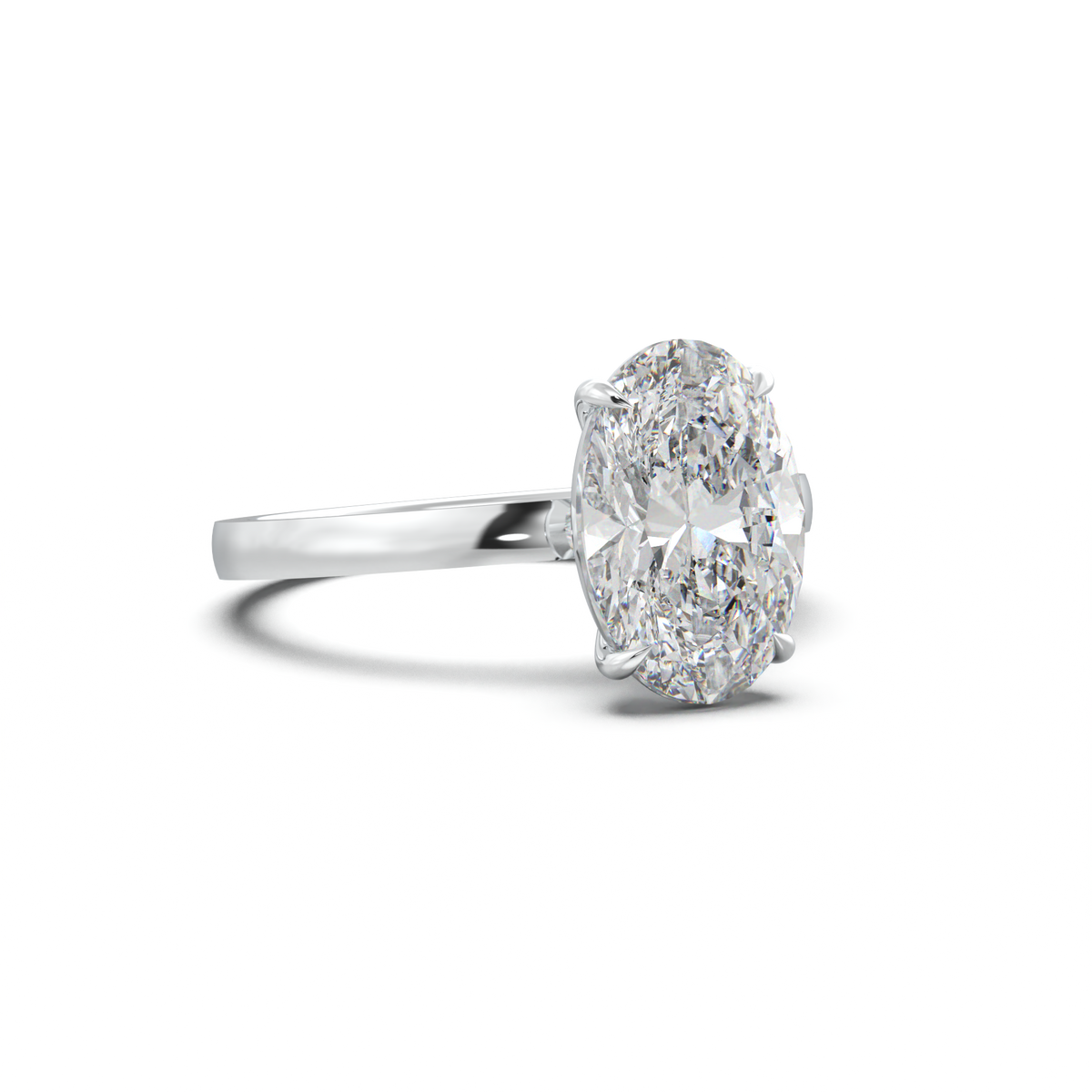 Oval Solitaire Engagement Ring