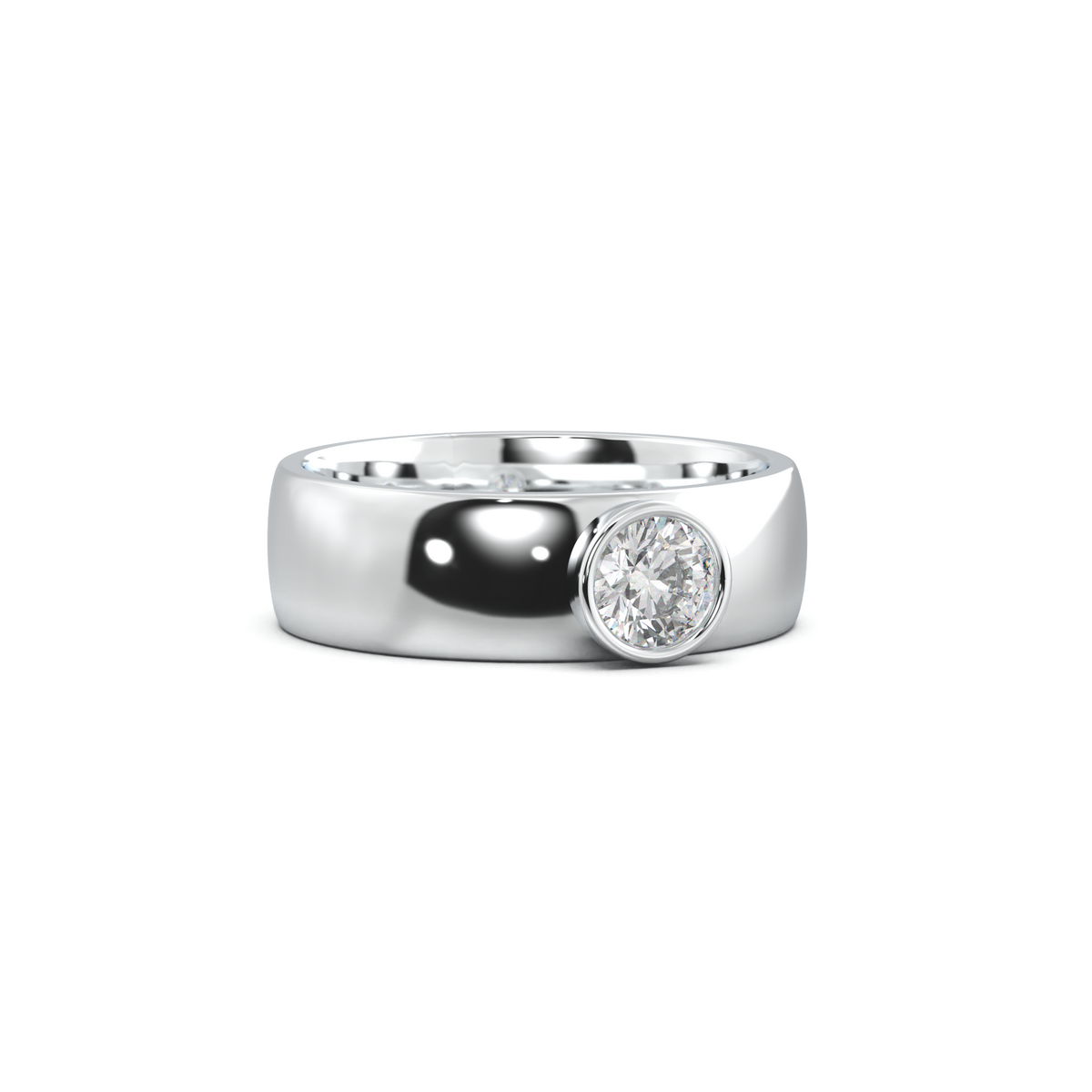 Round Bezel Men's Band