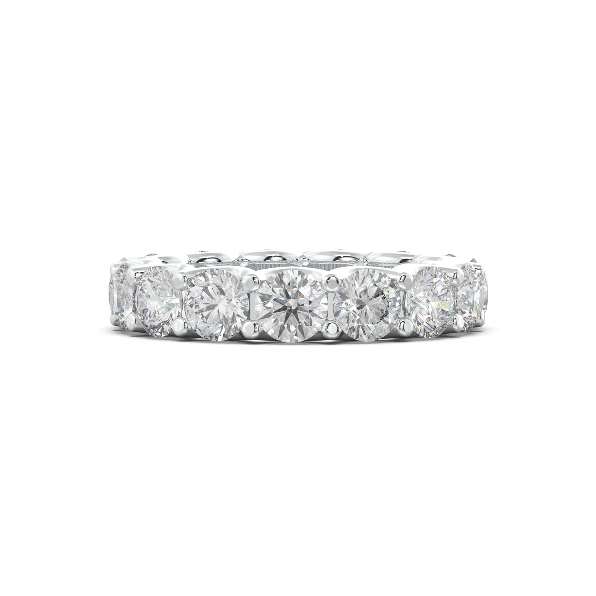 Round Eternity Wedding Band