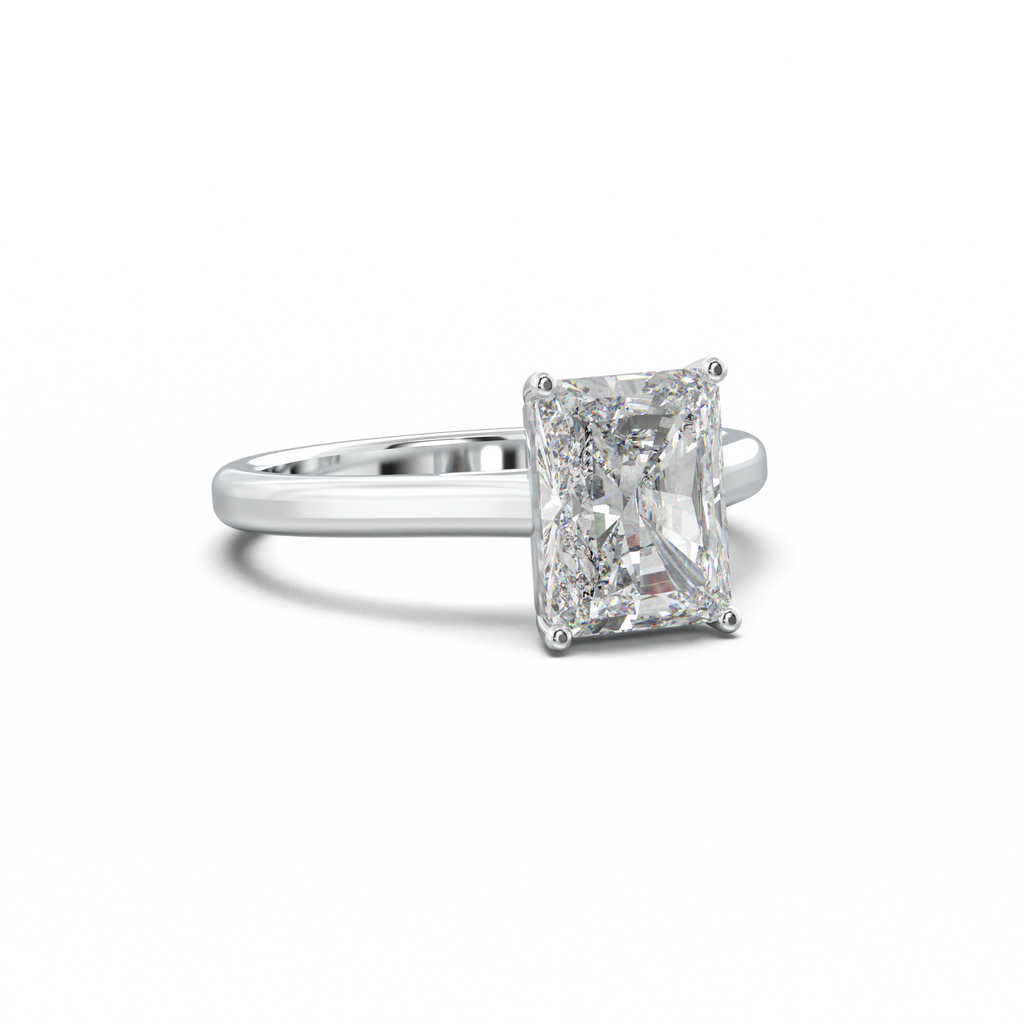 Radiant Solitaire Engagement Ring