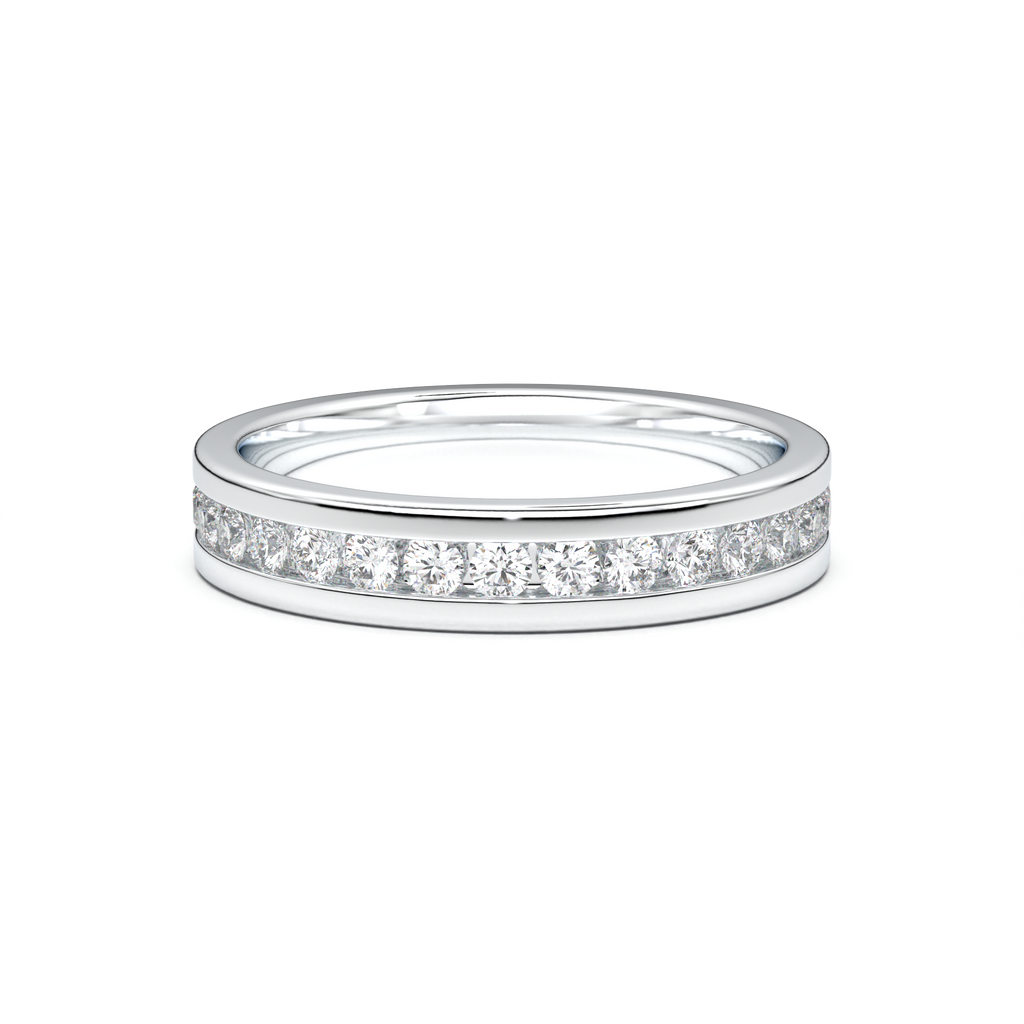 Channel-Set Diamond Men's Band