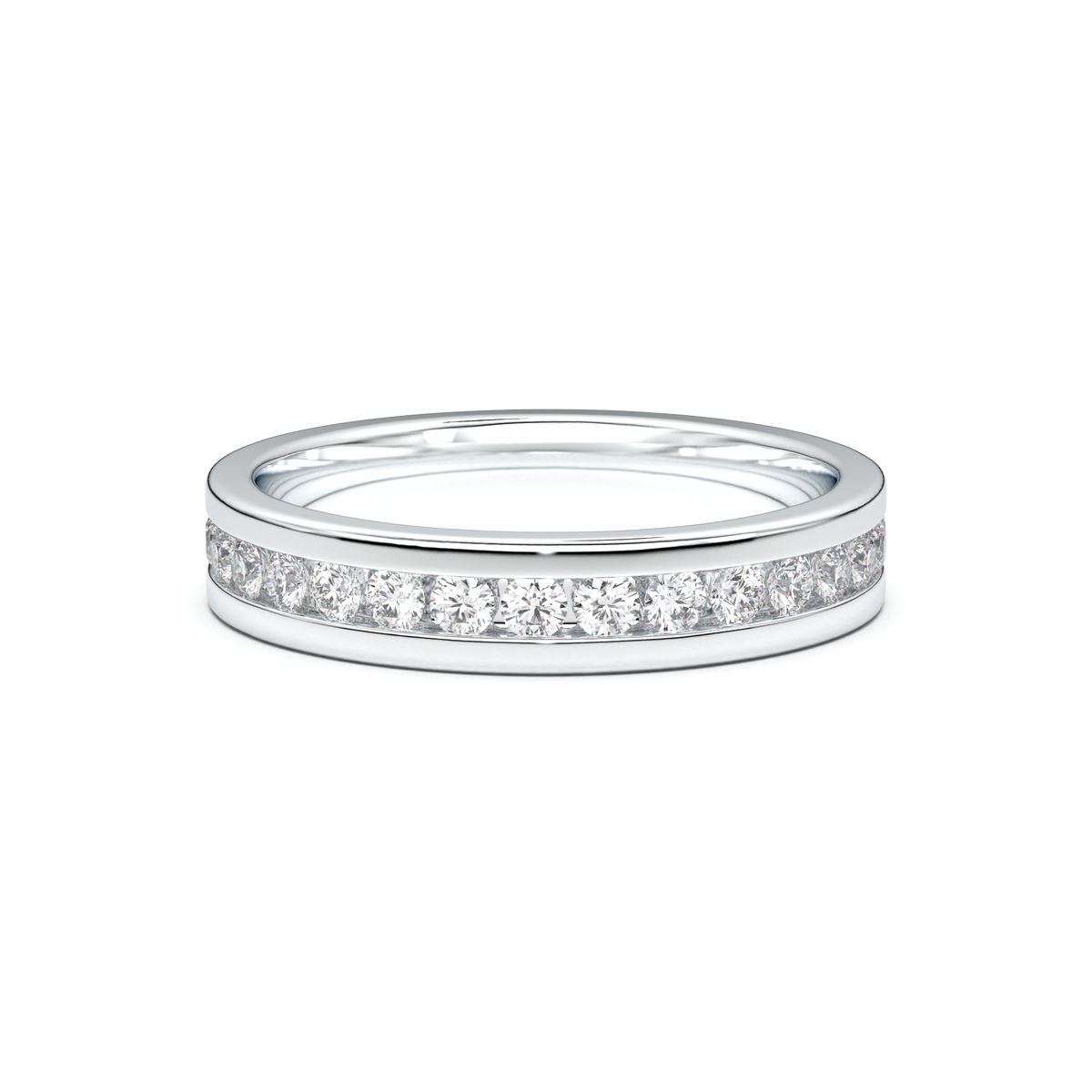 Channel-Set Diamond Men's Band