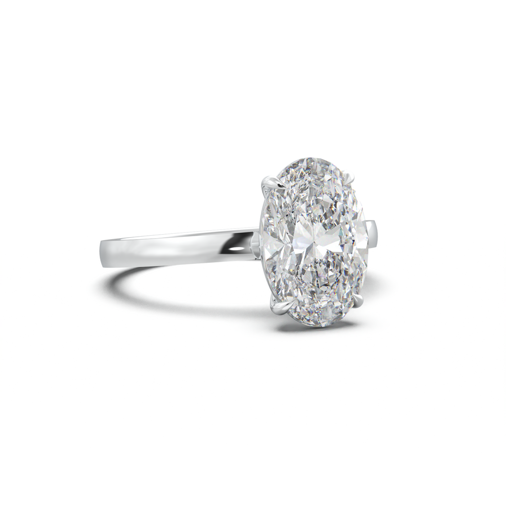 Oval Solitaire Engagement Ring
